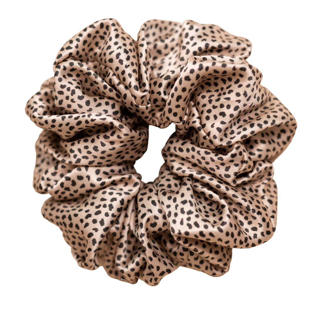 Leopard Silk Scrunchie For Curly Hair – Curlfriend Collective
