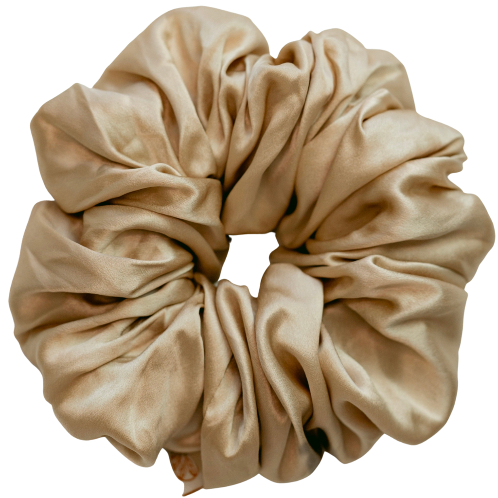 Gold Scrunchie for Thick Curly Hair Curlfriend Collective