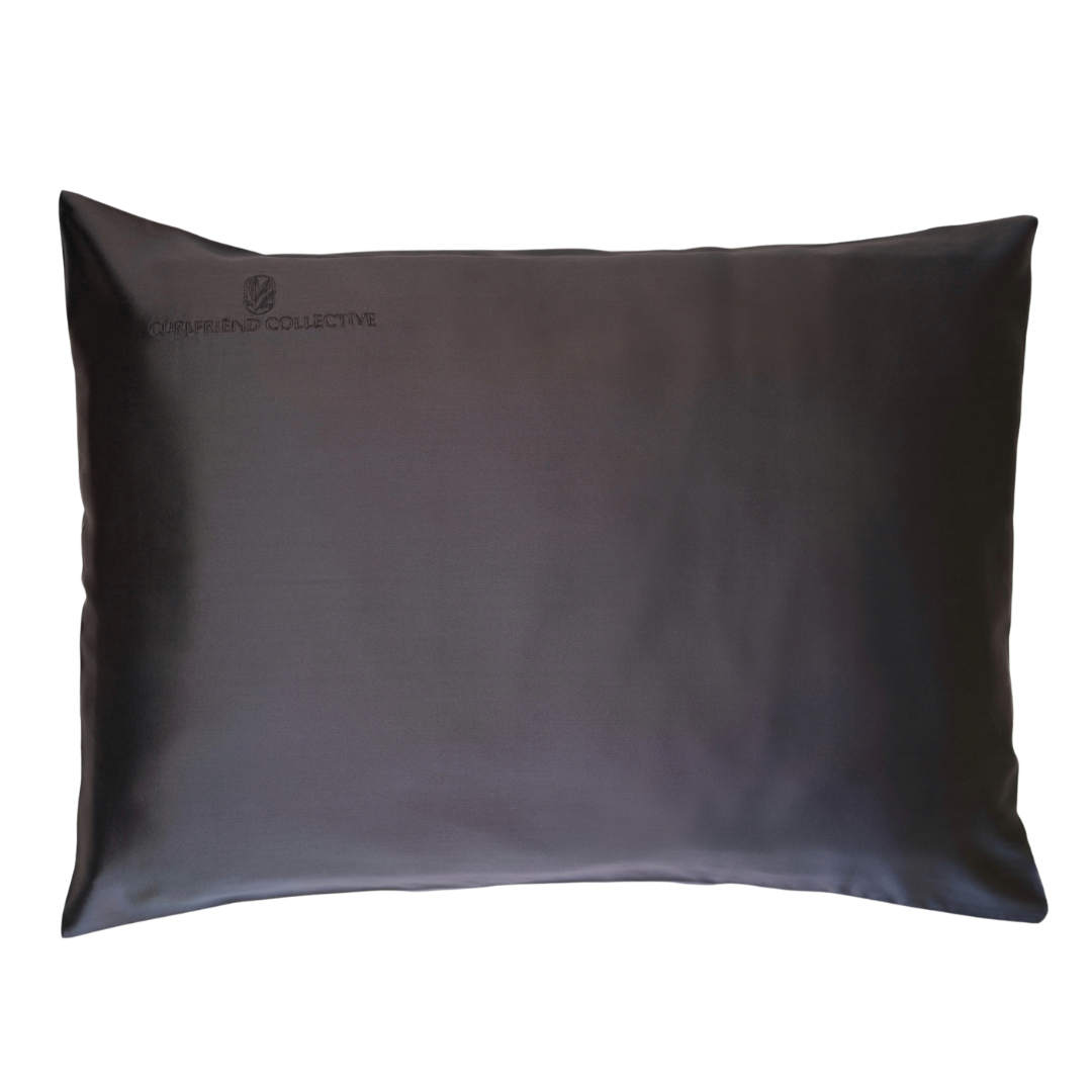 Curlfriend Collective Pearl Gray 100 Mulberry Silk Pillowcase Protect Your Hair at Night King Single