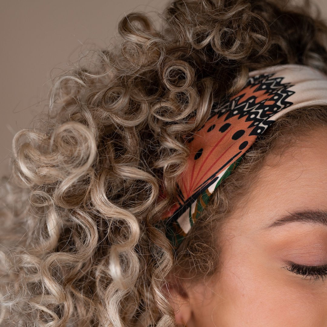 Curls Wrap Curly Hair Silk Scarf Wrapping At Night Silk Scarf For